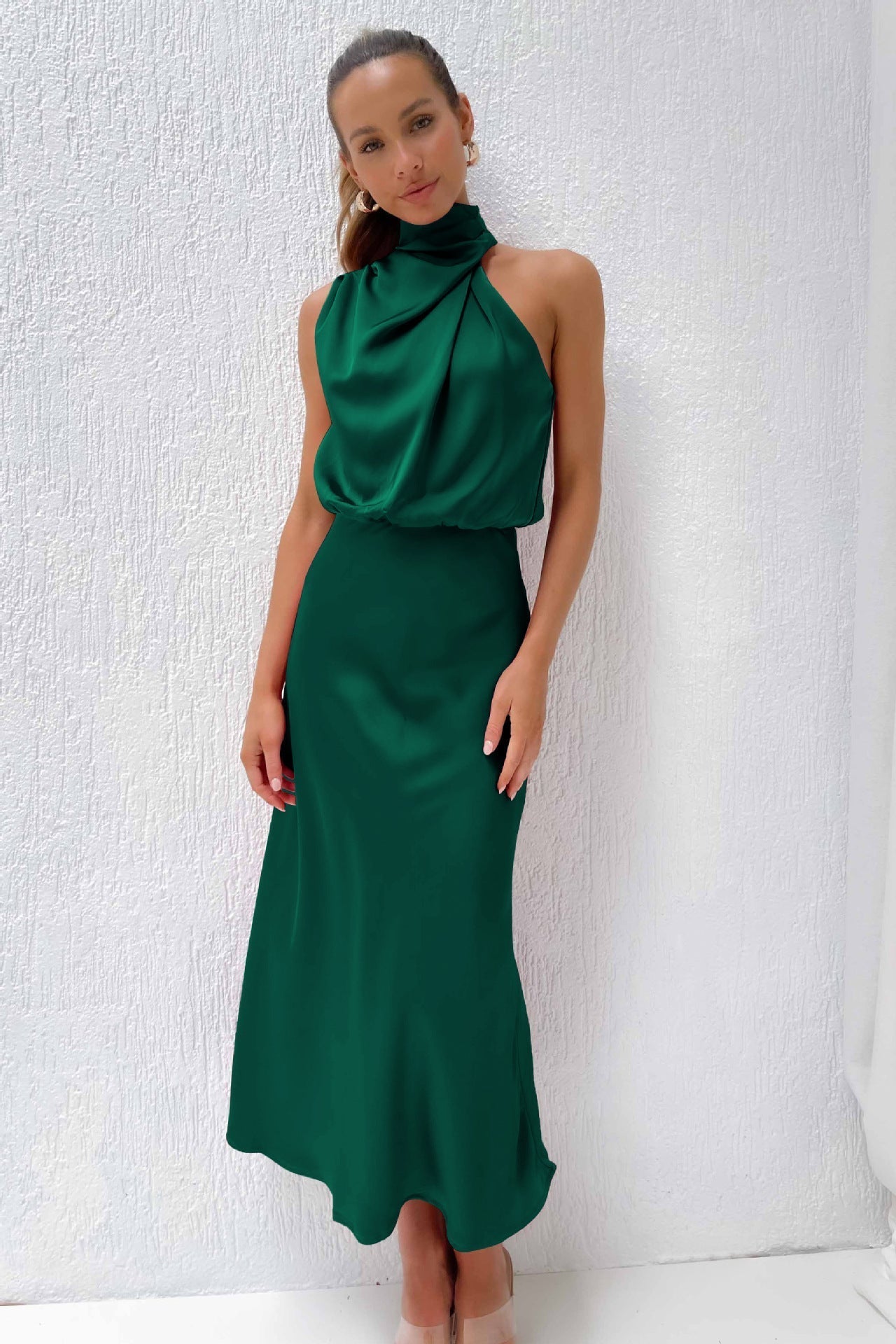 Lunvumo Tijdloze Jurk Elegante en Veelzijdige Damesjurk
