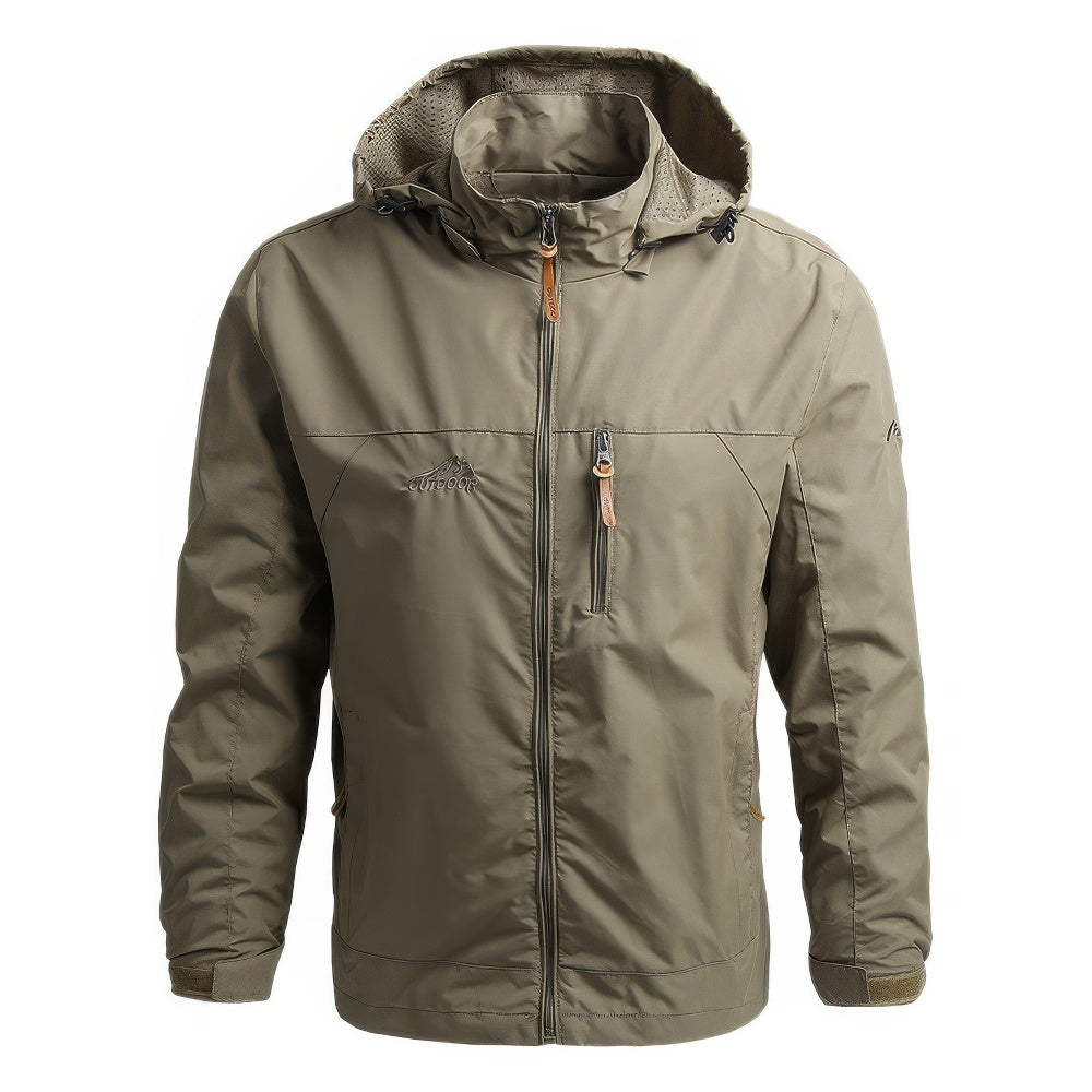 Overjas Windjack Met Capuchon Voor Heren