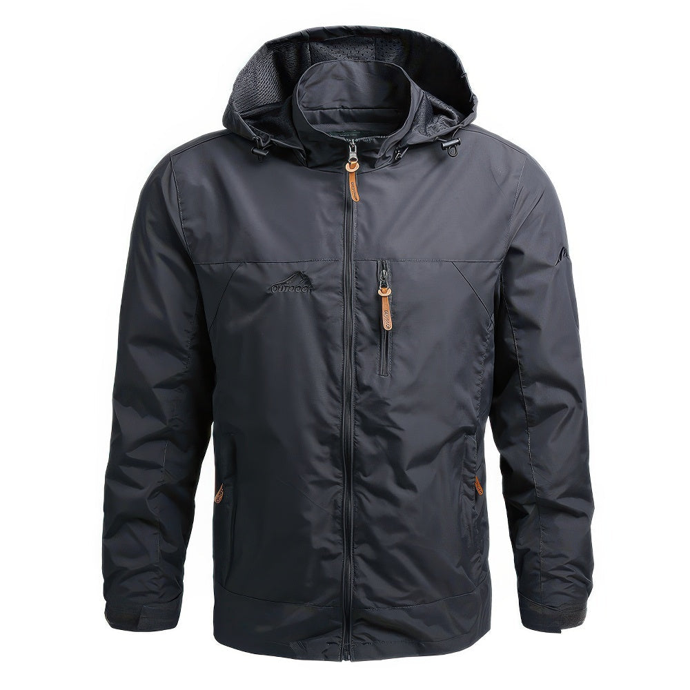 Overjas Windjack Met Capuchon Voor Heren