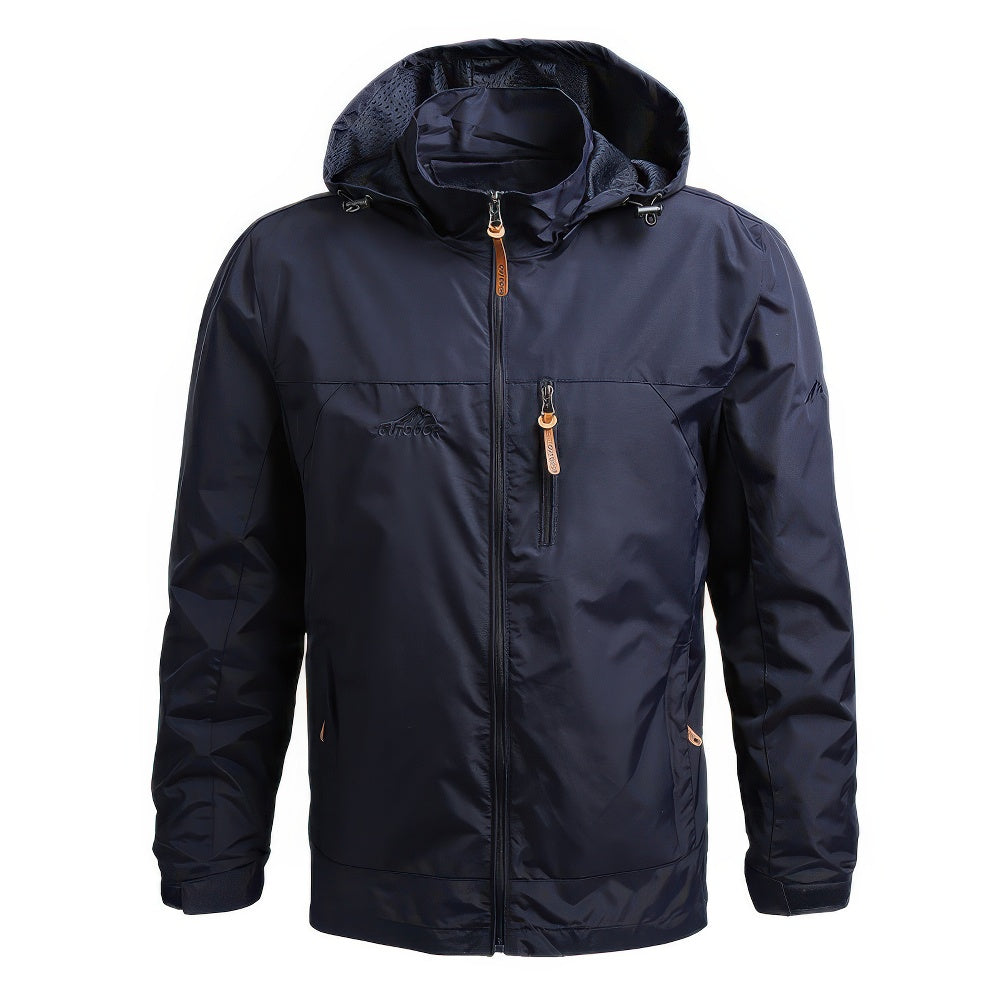 Overjas Windjack Met Capuchon Voor Heren