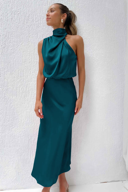 Lunvumo Tijdloze Jurk Elegante en Veelzijdige Damesjurk