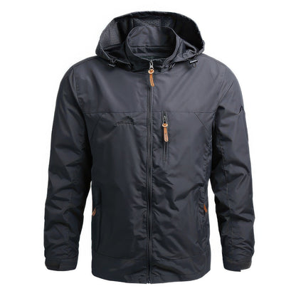 Overjas Windjack Met Capuchon Voor Heren